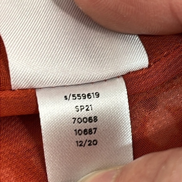 LOFT Floral Womens Top Victorian High Neck Ruffles Size L Sheer Feminine Office - Picture 13 of 15